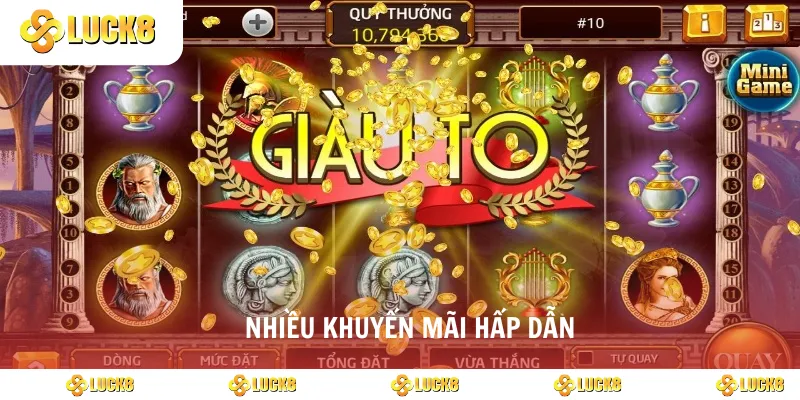 Nhiều khuyến mãi hấp dẫn